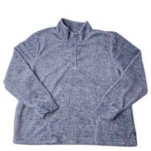 Women’s Eddie Bauer pullover size 2xl blue color with pockets new tag